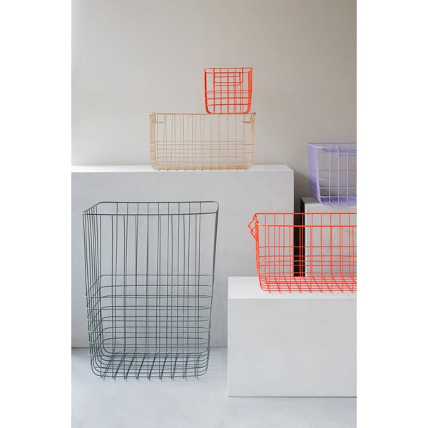 Roheline metallvõrguga pesukorv 64 l Store-It - Mette Ditmer Denmark-image-3