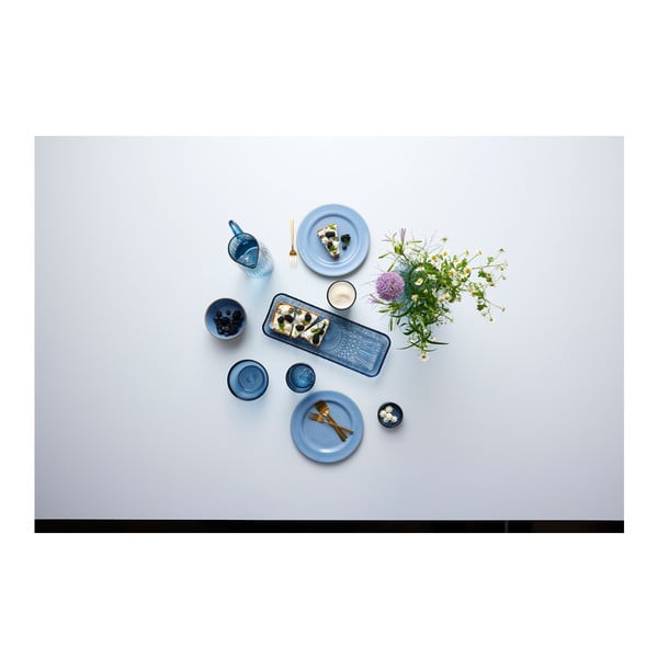 Sinine klaasist serveerimistaldrik 14x38 cm Kusintha - Bitz-image-2
