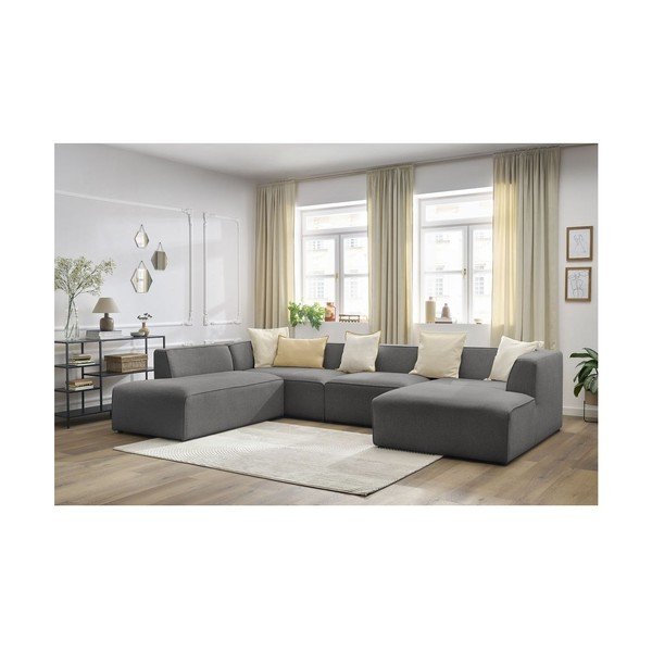 Tumehall mooduldiivan (vasak nurk/U-kujuline) Megeve - Bobochic Paris-image-3
