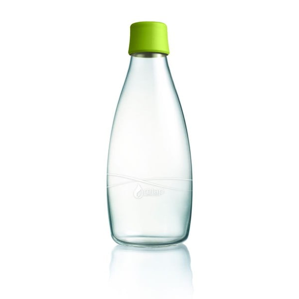 Zelená skleněná lahev ReTap, 800 ml