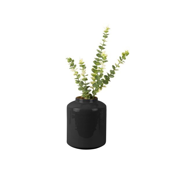 Mustast emailist Grand vaas, kõrgus 23 cm - PT LIVING-image-1