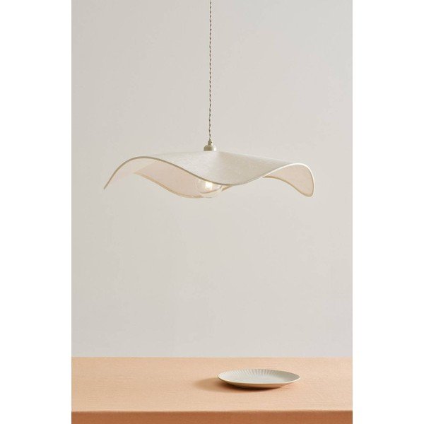 Kreemikas paberist ripplamp ø 70 cm Monchi - Jotex-image-1