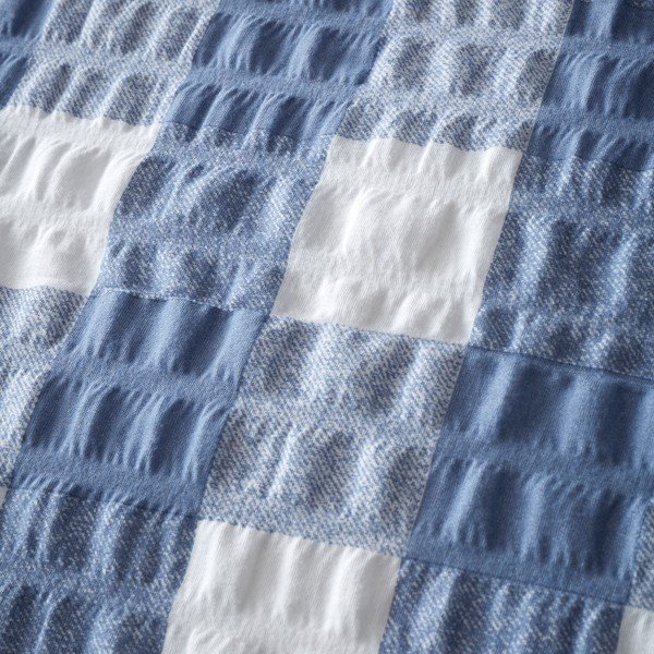Sinine flanell voodipesu kaheinimesevoodile 200x200 cm Gingham Check - Catherine Lansfield-image-4