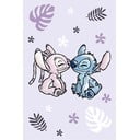 Lilla fliisist laste pleed 100x150 cm Lilo ja Stitch "Purple" – Jerry Fabrics