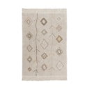 Beež pestav käsitsi kootud puuvillane vaip 140x200 cm Kaarol Earth - Lorena Canals