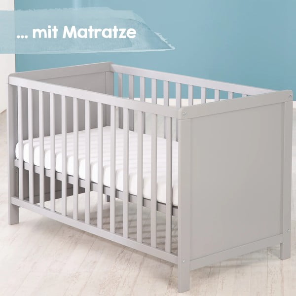 Helehall võrevoodi 60x120 cm - Roba-image-1