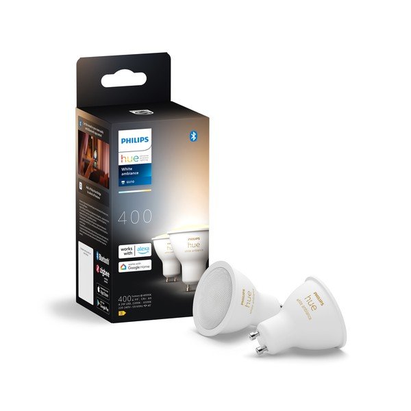 LED nutipirnid 2tk komplektis, GU10, 4W White ambiance - Philips Hue-image-1