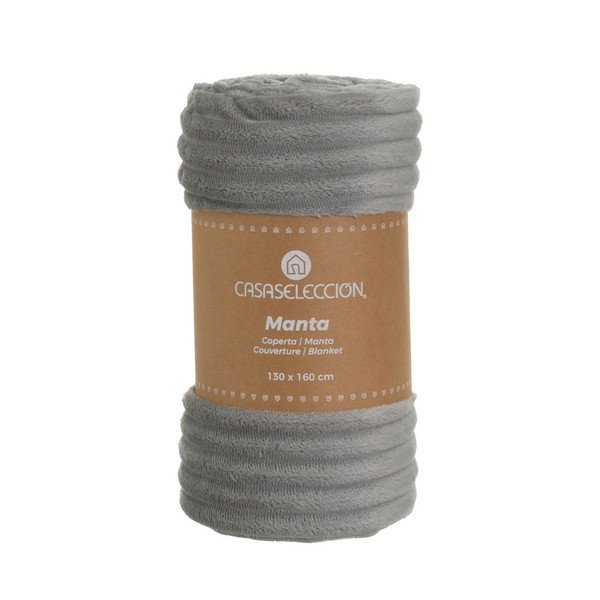 Hall mikroplüüsist tekk 130x160 cm Fur Velvet - Casa Selección-image-4