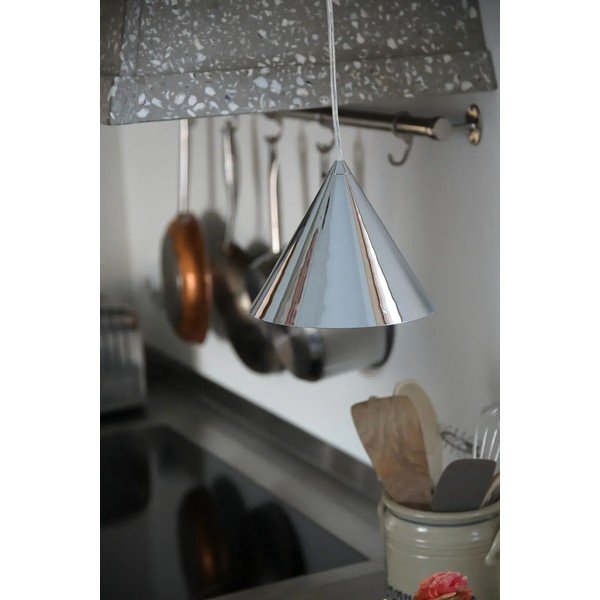 Hõbedane metallist ripplamp metallist lambivarjuga, läbimõõduga 19 cm Tip - Markslöjd-image-4