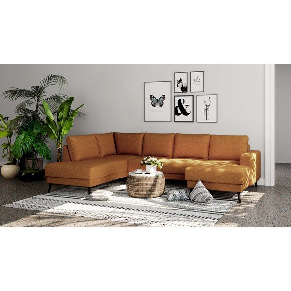 Oranž nurgadiivan (vasak nurk) Fynn - Ghado-image-1