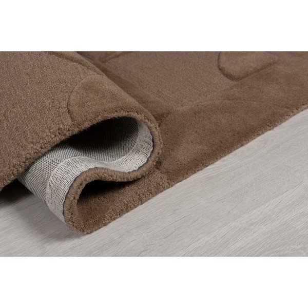 Hnědý koberec z vlny Flair Rugs Gigi, 120 x 170 cm-image-2
