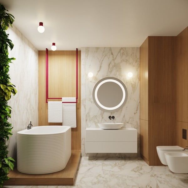 Burgundiapunane laevalgusti klaasist varjuga ø 12 cm Orbital - Sollux-image-4