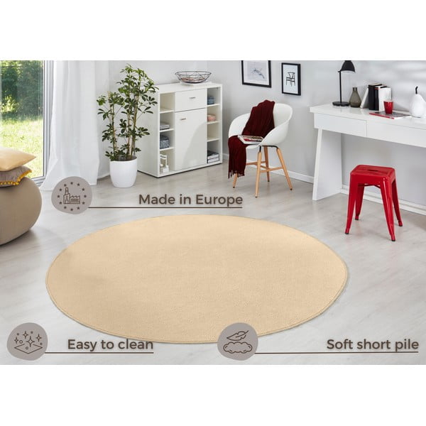 Beež ümmargune vaip ø 200 cm Fancy – Hanse Home-image-4