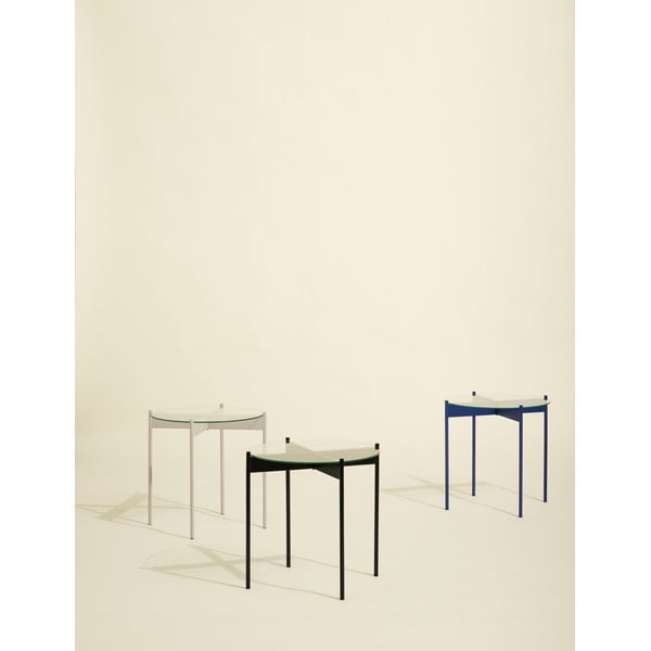 Ümmargune klaasist laud ø 45 cm Beam - Hübsch-image-1