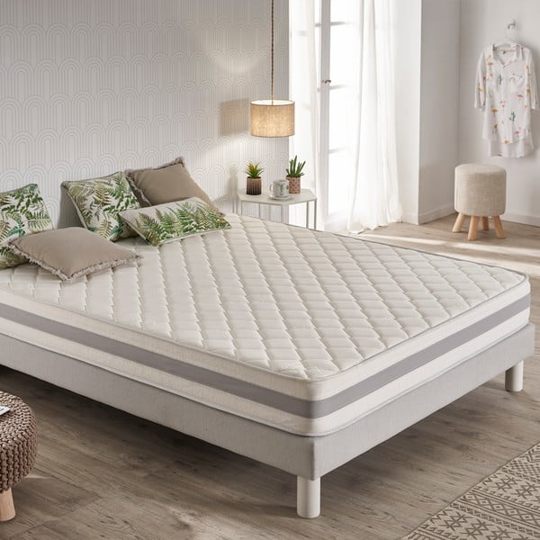 Kõva/keskmise vahuga kahepoolne madrats 180x200 cm Naturcare Aloe Vera - Moonia-image-2