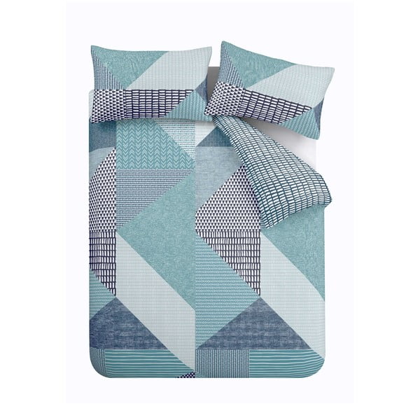 Sinakasroheline voodipesu üheinimesevoodile 135x200 cm Larsson Geo - Catherine Lansfield