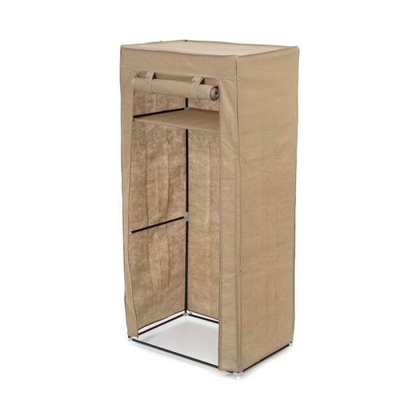 Beežist kangast riidekapp 70x148 cm Wardrobe - Compactor-image-1
