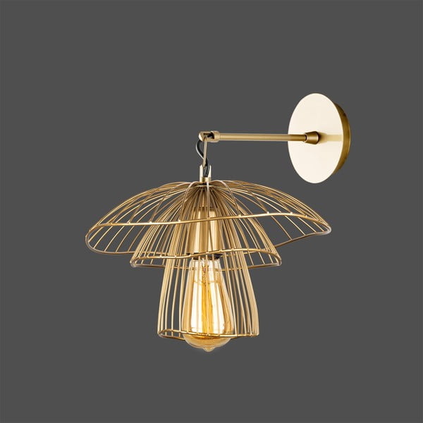 Kuldne seinalamp, kõrgus 36 cm Root - Squid Lighting-image-1