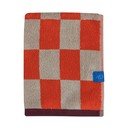 Oranž/beež orgaanilisest puuvillast froteerätik 50x90 cm Retro - Mette Ditmer Denmark