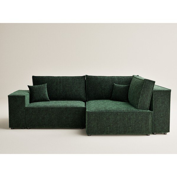 Tumeroheline šenilldiivanvoodi/panipaigaga nurgadiivan (parem nurk/L-kujuline) Tonga - Maison de Rêve-image-2