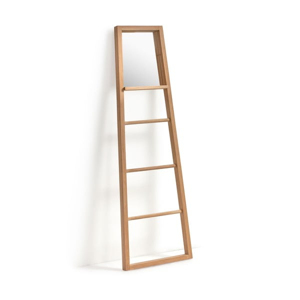 Dekoratiivne redel, mis on valmistatud mahagonipuust Flavina - Kave Home