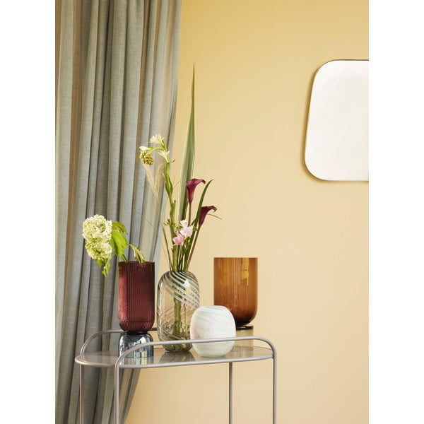 Oranž klaasvaas merevaigust, kõrgus 32 cm - Hübsch-image-3