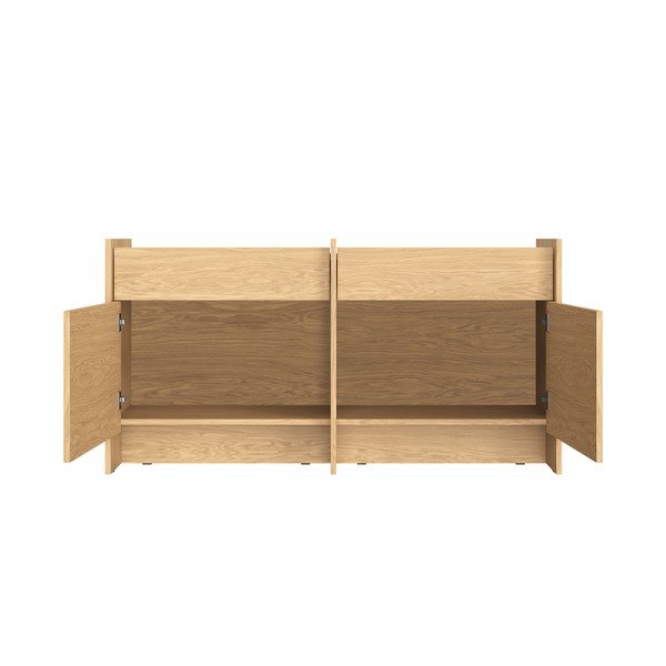 Tammepuust kummut naturaalses värvitoonis 146x76x51 cm Hido - noo.ma-image-3