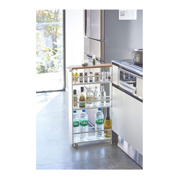 Valge metallist vannitoa riiul 13x80,5 cm Tower - YAMAZAKI-image-3