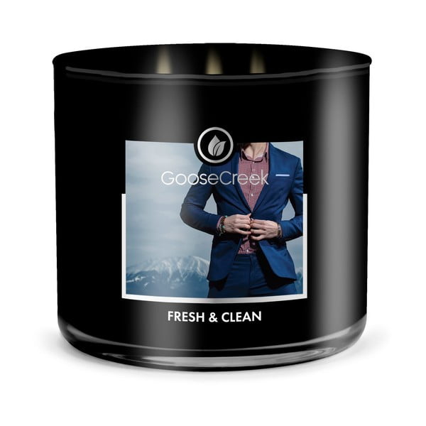 Meeste lõhnaküünal Fresh & Clean karbis, 35 tundi kestev põlemine Men's Collection - Goose Creek