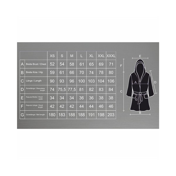 Fialový unisex župan z mikrovlákna DecoKing Robby, velikost XL-image-1