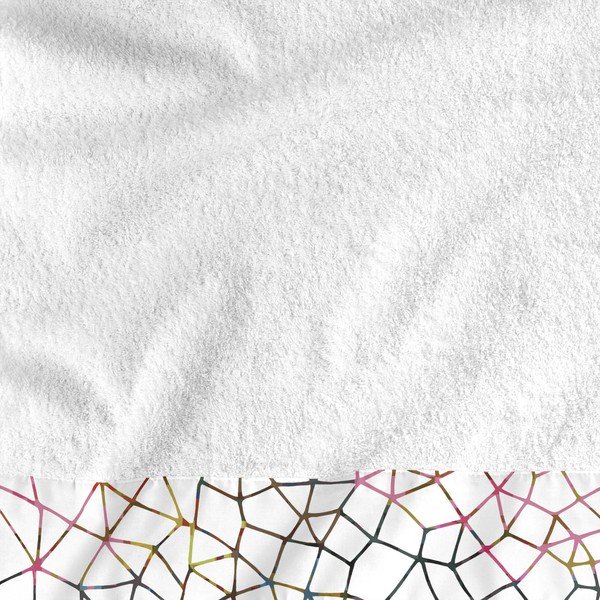 2 puuvillase rätiku komplekt Net - Blanc-image-1