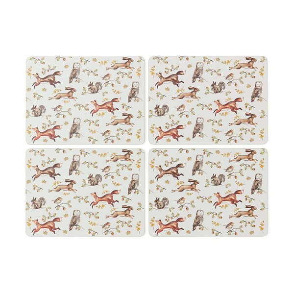 Korgist lauamatid 4tk komplektis 27x35 cm Forest Fable - Cooksmart ®-image-2