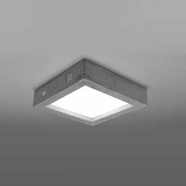 Hall LED laevalgusti klaasist lambivarjundiga 33x33 cm Lucia - Sollux-image-2