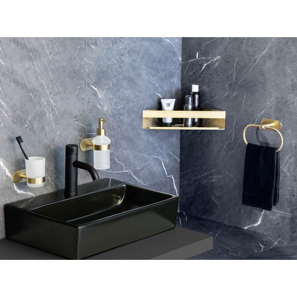 Isehoidev roostevabast terasest rätikuhoidja Orea Gold - Wenko-image-1