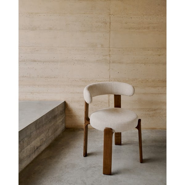 Pruun-beež tuhkpuidust söögitool Granite - Kave Home-image-1