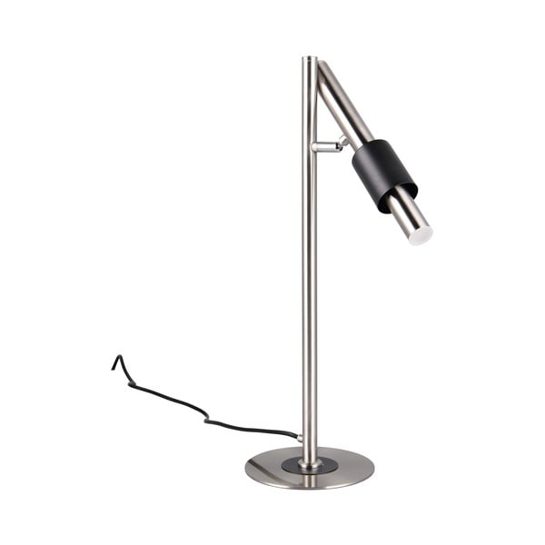 Must/hõbedane LED-lauavalgusti (kõrgus 50 cm) Ikaris - Trio Select