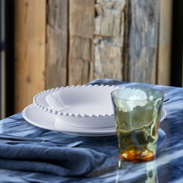 Valge kiviplaadist supitaldrik , ⌀ 24 cm Pearl - Costa Nova-image-2