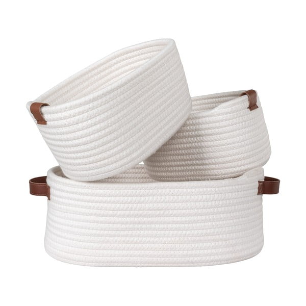 Kangast vannitoa korvid 3tk komplektis 35x25x13 cm Jarana - House Nordic-image-3