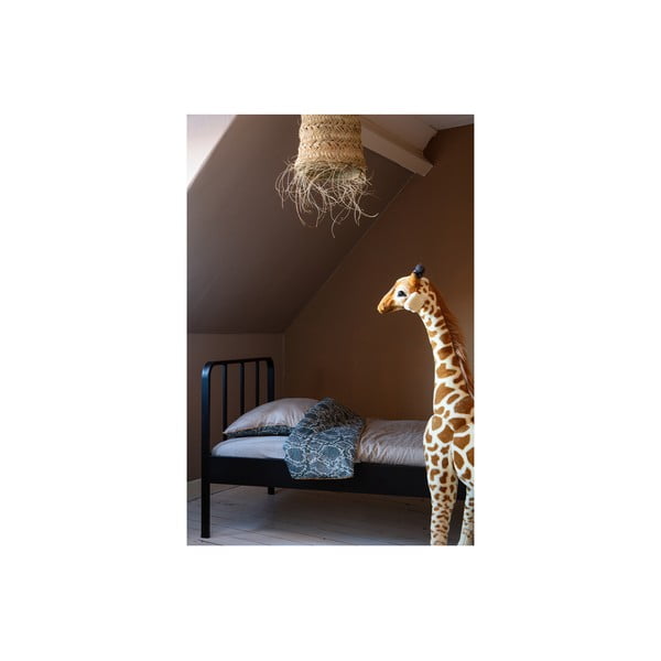 Must metallist üheinimesevoodi restiga 90x200 cm Mees - WOOOD-image-4