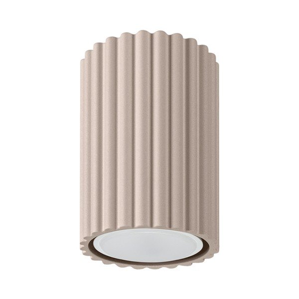 Hallikaspruun metallist kohtvalgusti ø 6,5 cm Gleam - Sollux