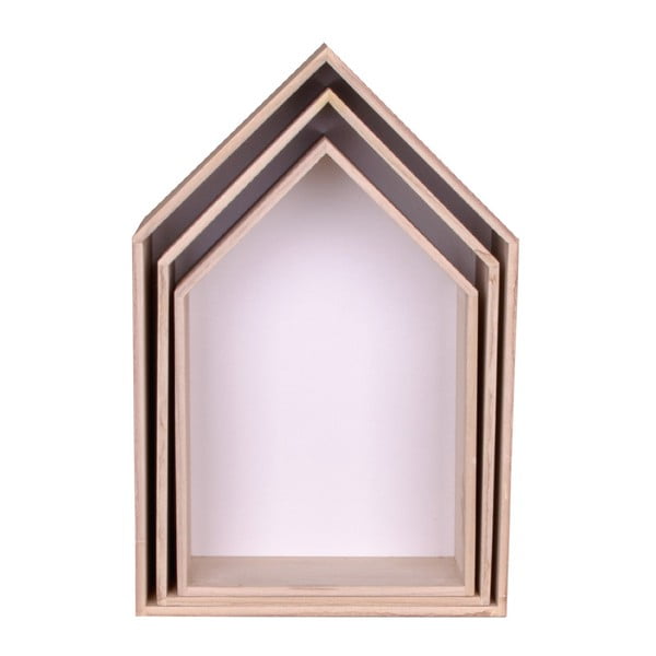 3 puidust riiulite komplekt Verona - House Nordic-image-2