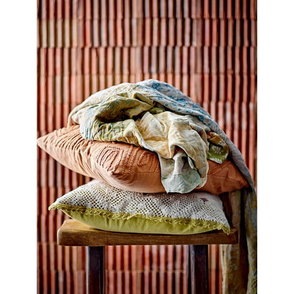 Taaskasutatud puuvillast tekk 130x150 cm Sari - Bloomingville-image-2