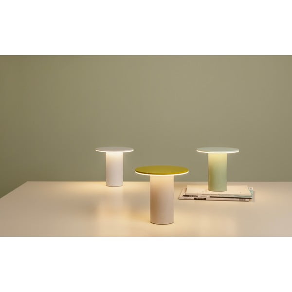 Valge dimmerdatav LED laualamp (kõrgus 18 cm) Fungo - Remember-image-3