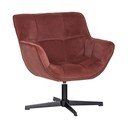 Terrakota sametist pöördtool Wibo - WOOOD