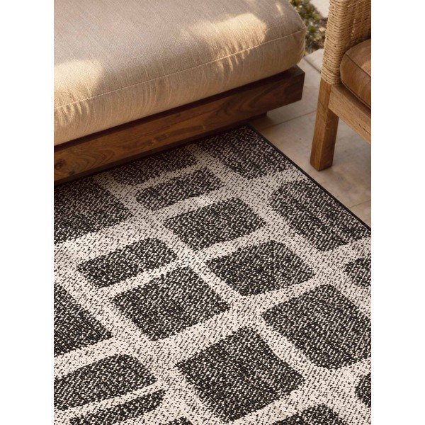 Must/kreemikas sise- ja õuevaip 120x170 cm Haringey Ruskin - Ted Baker-image-2