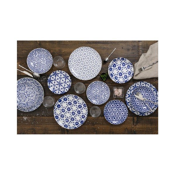 18dílná sada porcelánových talířů VDE Tivoli 1996 Dark Bodrum-image-2