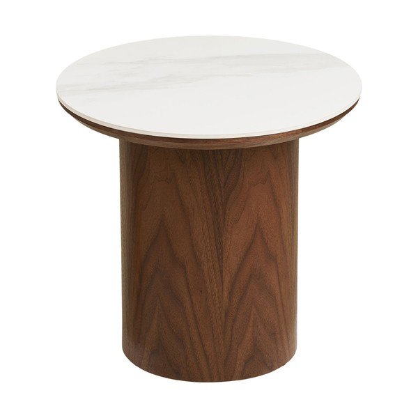 Ümmargune abilaud keraamilise pealispinnaga ø 40 cm Noli - House Nordic-image-2