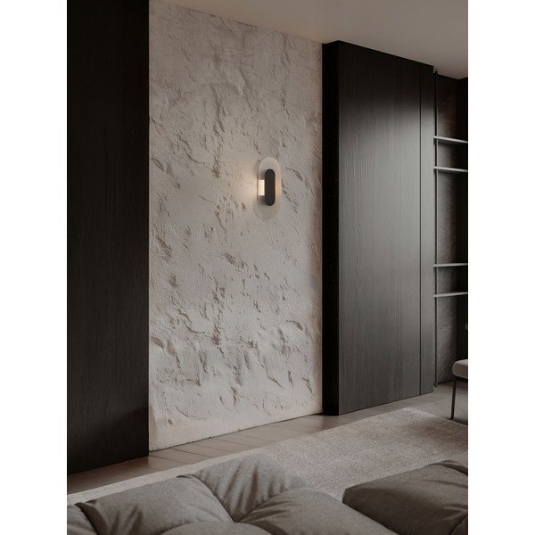 Matt must metallist LED-seinavalgusti Vetrio - Nova Luce-image-2