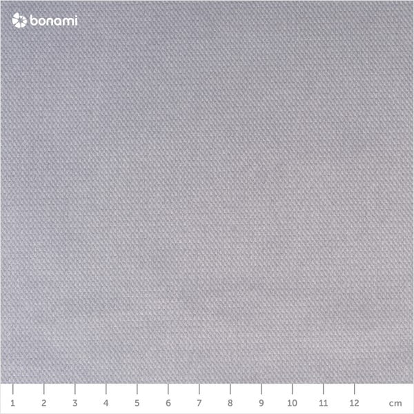 (II. jakost) Světle šedá sametová rozkládací pohovka Bobochic Paris Loft-image-1