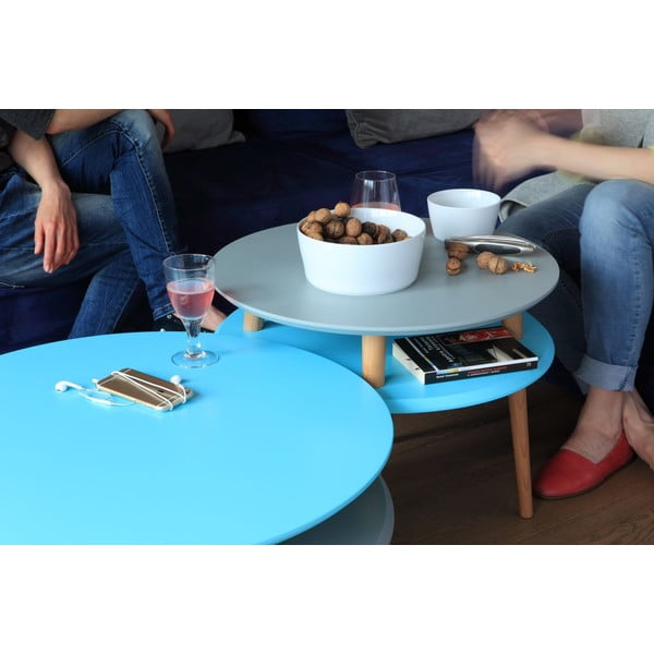 Helehall kohvilaud UFO, ⌀ 57 cm - Ragaba-image-1